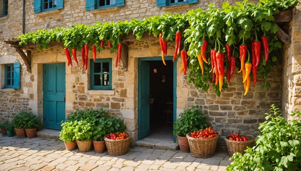Découvrez les Secrets de la Culture du Piment d'Espelette lors de Votre Visite en Dordogne